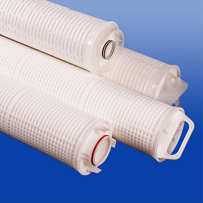 High Flow Filter Cartridges High Dirt Holding Capacit MHF High Flow Pleated Filter Cartridge For Seawater Desalination Filter