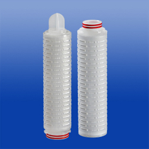 Absolute Filtration Efficiency Corrosion Resistent BDH PTFE Pleated Filter Cartridge For Photoresists