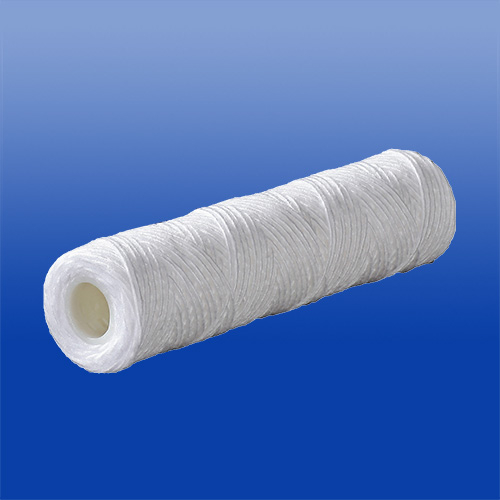 10 Micron Polypropylene Yarn Fiberglass SW String Wound Filter Cartridge For Water Prefiltration